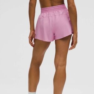 Lululemon Shake it Out Shorts Pink Frosting Medium